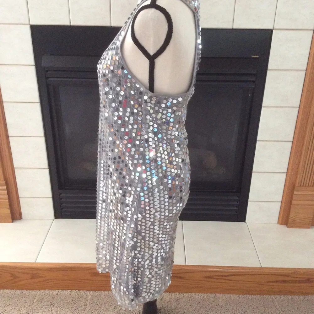 NWT Vanity Sequin Dress, Sz L - Picture 5 of 9